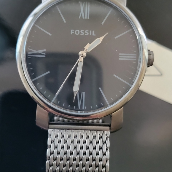 Men's FOSSIL Stainless Steel Mesh Strap Watch NWT - No Box 🕶 - Picture 2 of 4